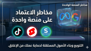 مخاطر الاعتماد على منصة واحدة