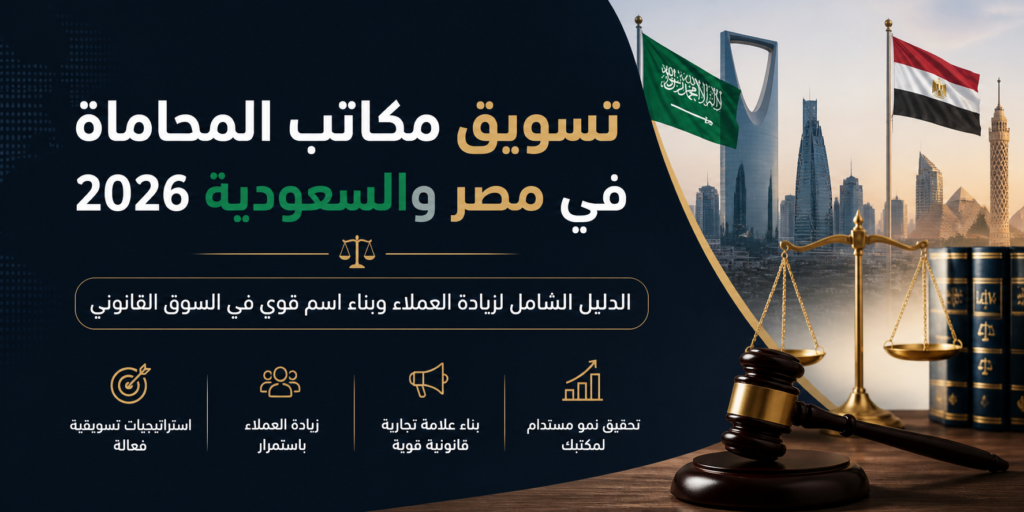 تسويق مكاتب المحاماة في مصر والسعودية 2026