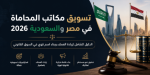 تسويق مكاتب المحاماة في مصر والسعودية 2026